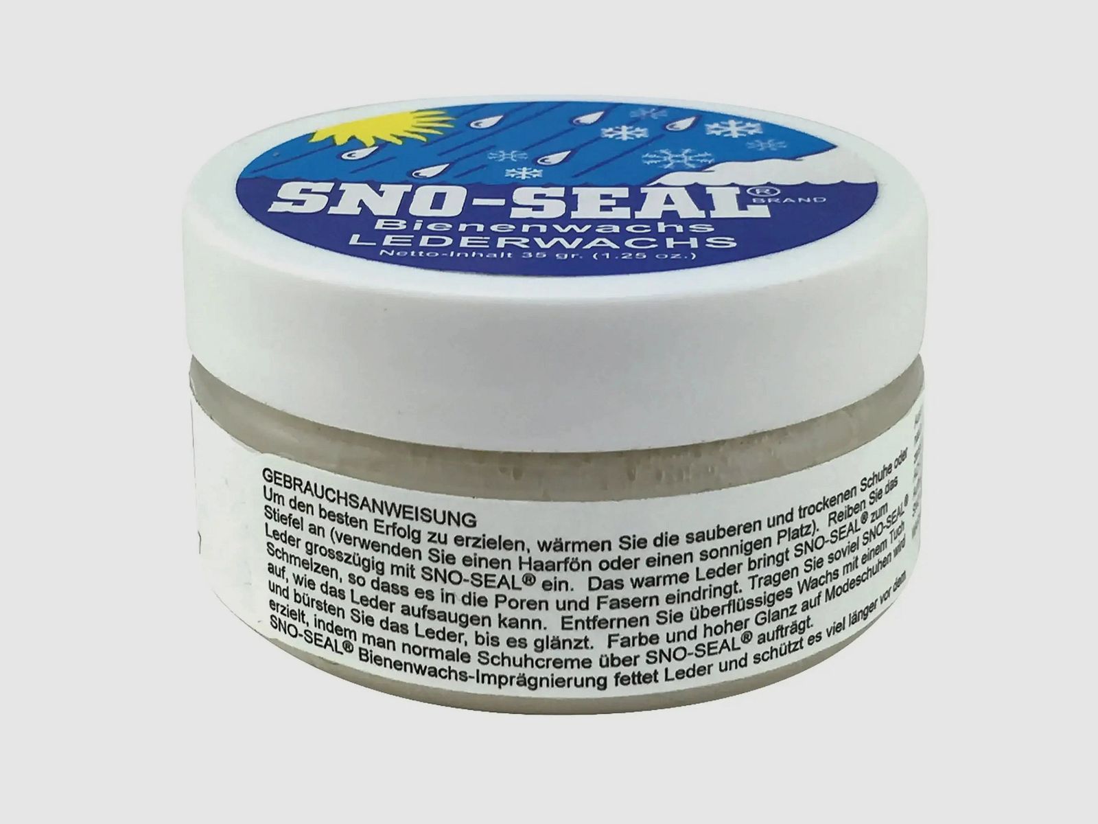 Sno-Seal Sno-Seal Cire à cuir Boîte 35 g