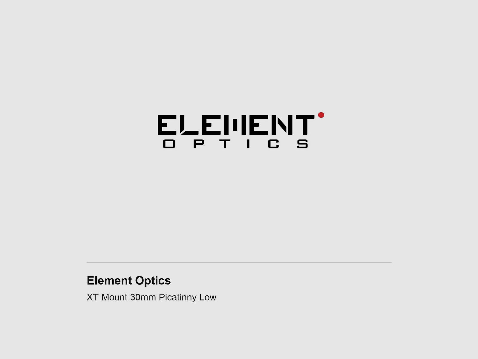 Element Optics XT Anillas de montaje