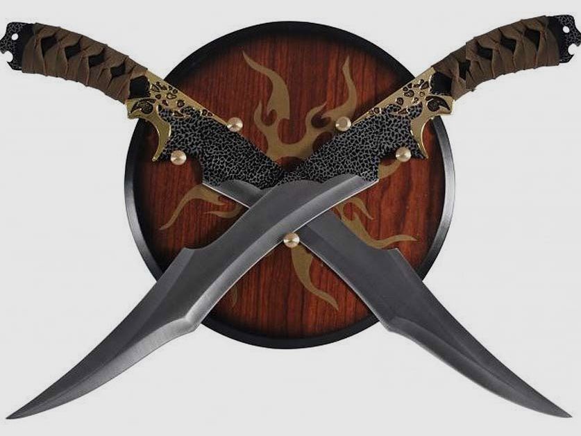 Fantasy Dolch Set mit Zieräzung