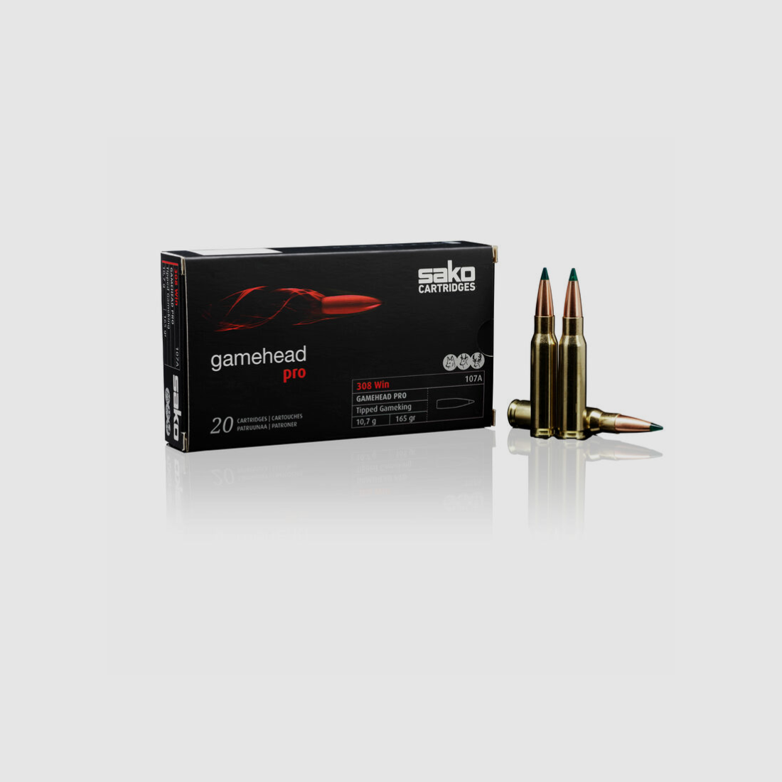 Sako Gamehead Pro Cal 308 Win 165gr