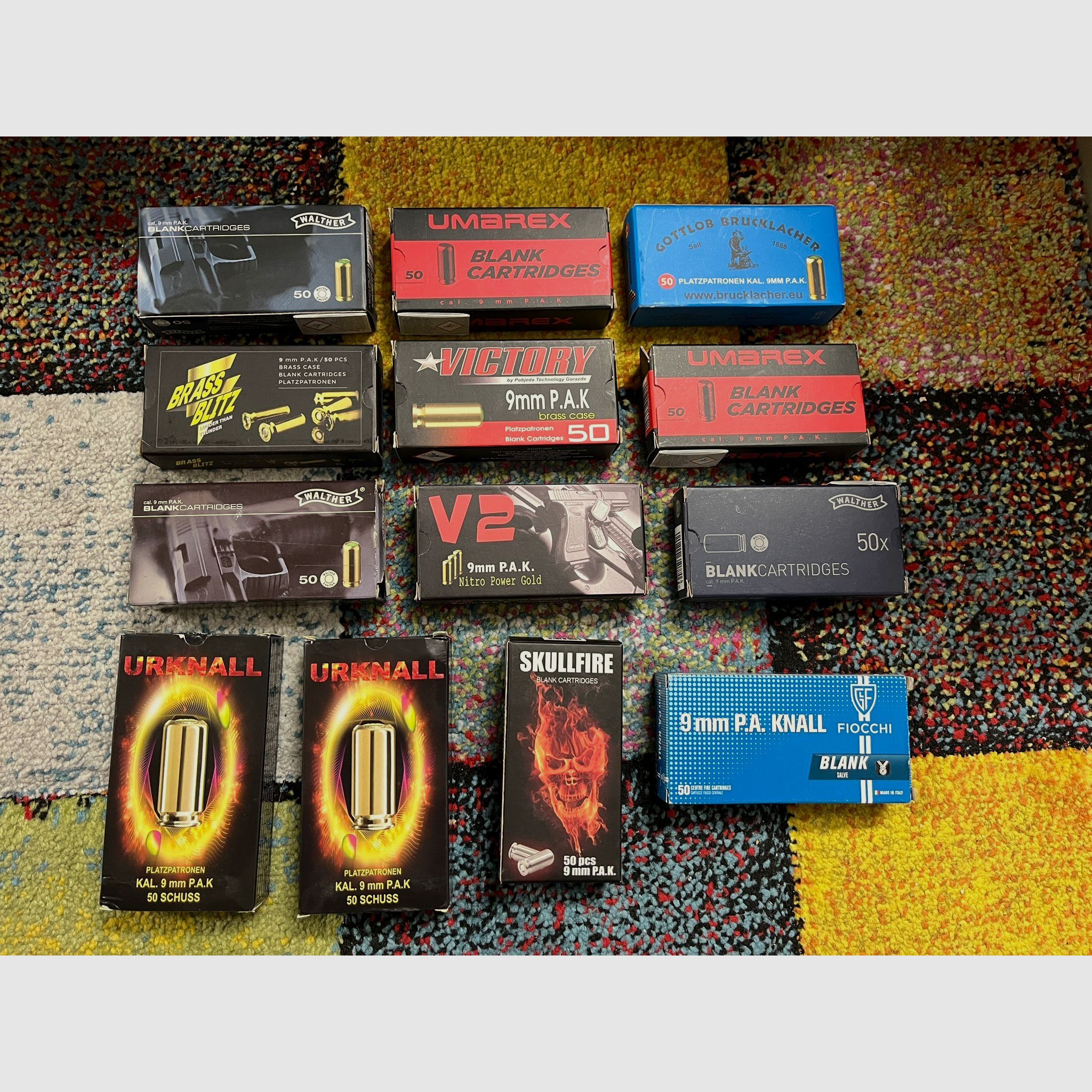 9mm PAK collezione di cartucce a salve 3