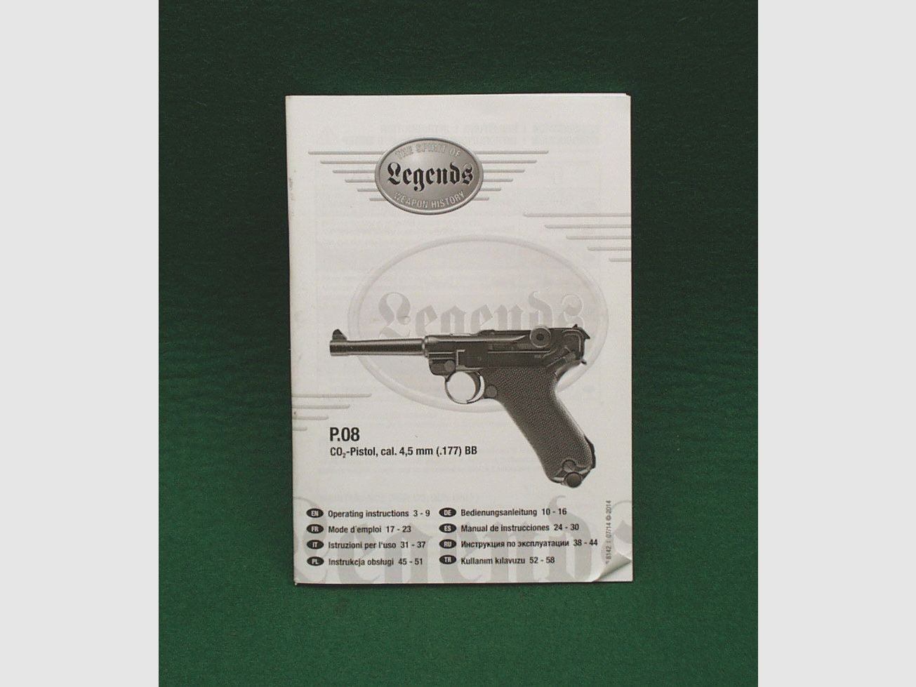 Umarex Legends P08 CO2 Pistol