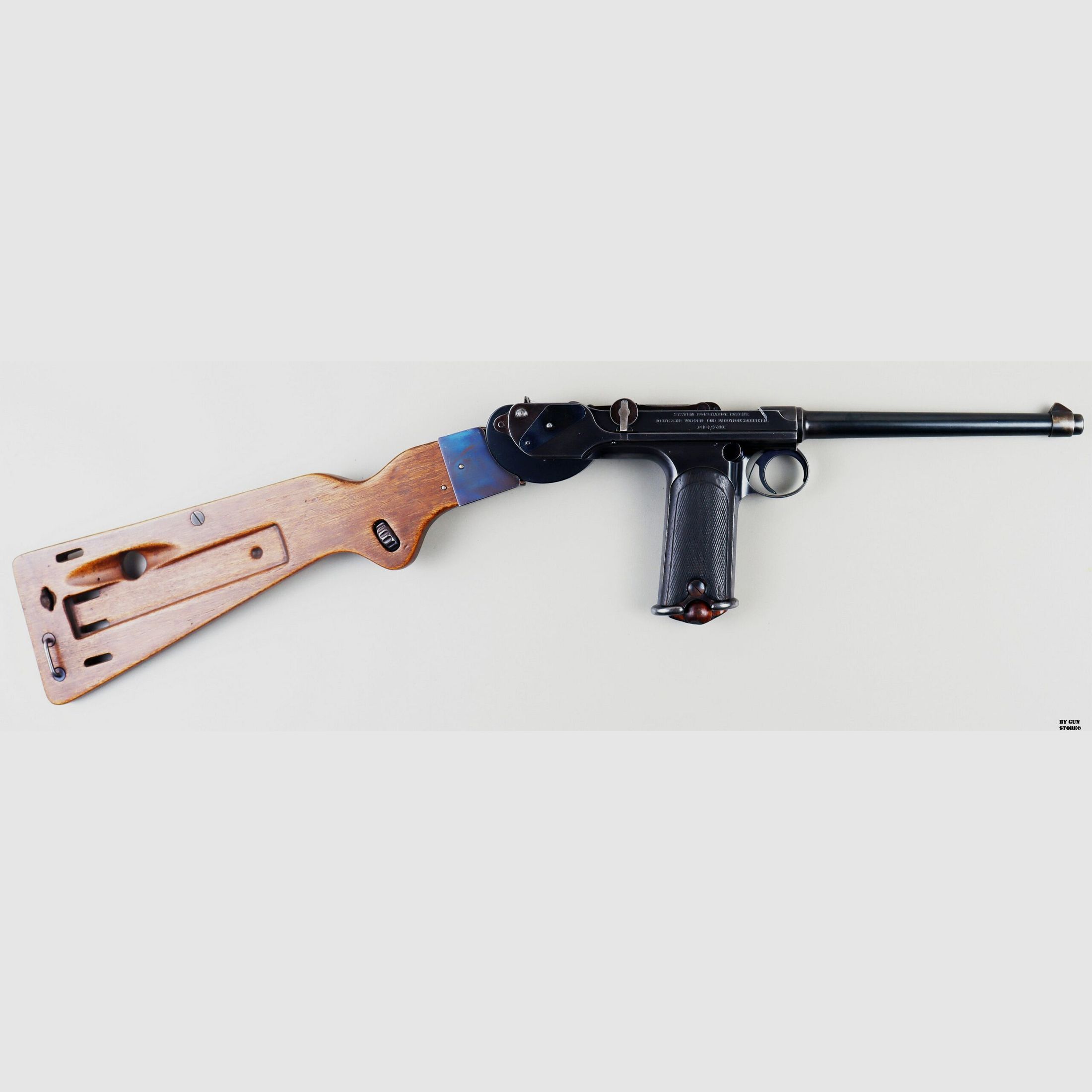 DWM Borchardt pistool mod. C93 kal. 7,65×25 ser. nr. 1208, afbeelding 8 van 27