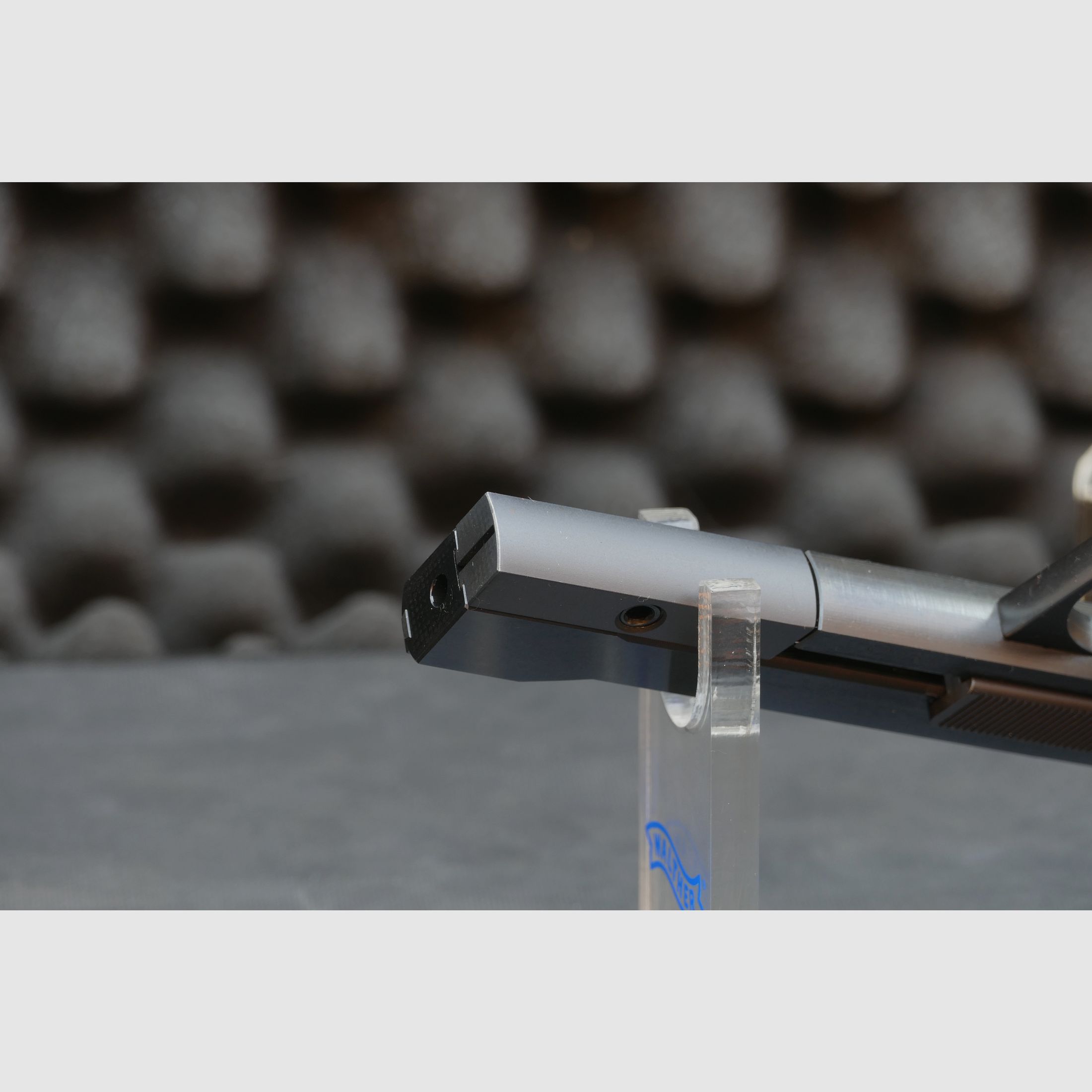 Hämmerli Pistole Mod. 215S, 215 S, Kal. .22long rifle, späte Ausführung (eckige Abzugsbügel, einstellbarer Abzug!)