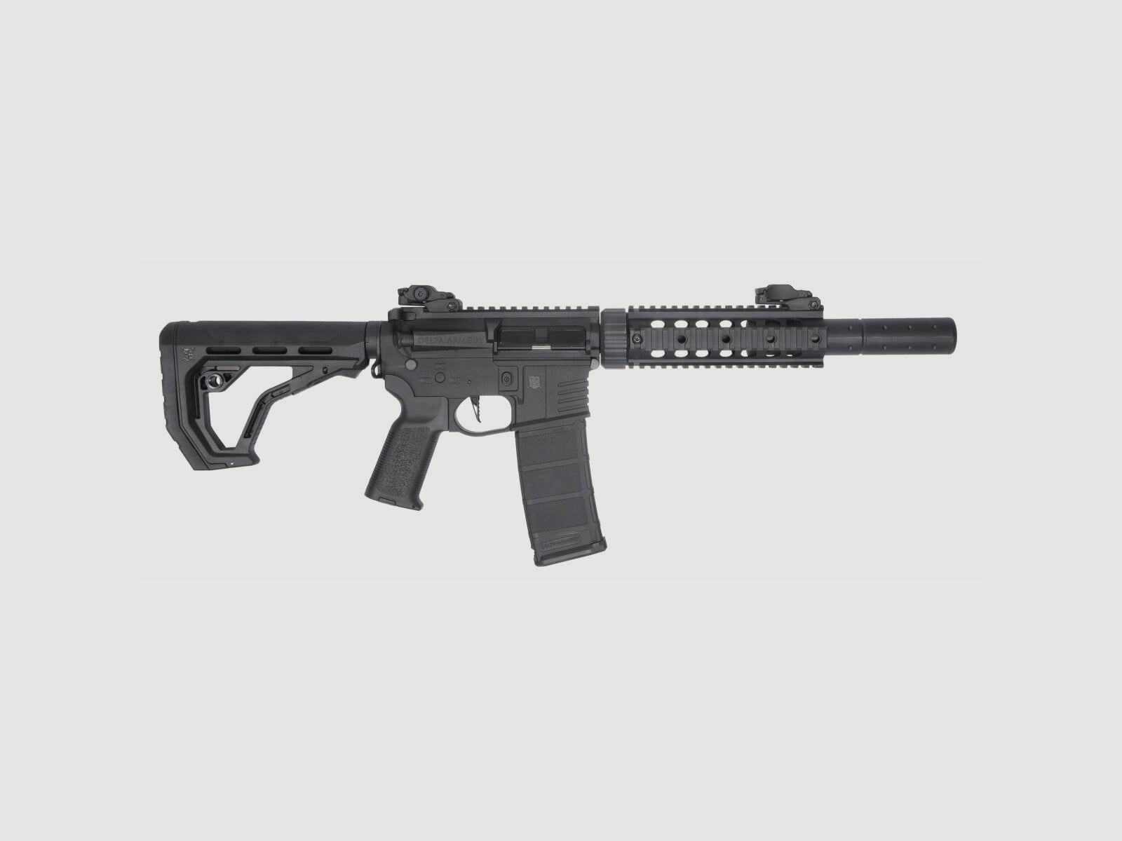 AR15 SilentOps 7 Zoll CHARLIE EAGLE ETU Schwarz S-AEG Softair Gewehr Frei ab 18 Jahren | Delta Armory