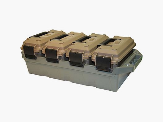 Scatole per munizioni 4-CAN AMMO CRATE 30 CAL AC4C, terra scura/verde