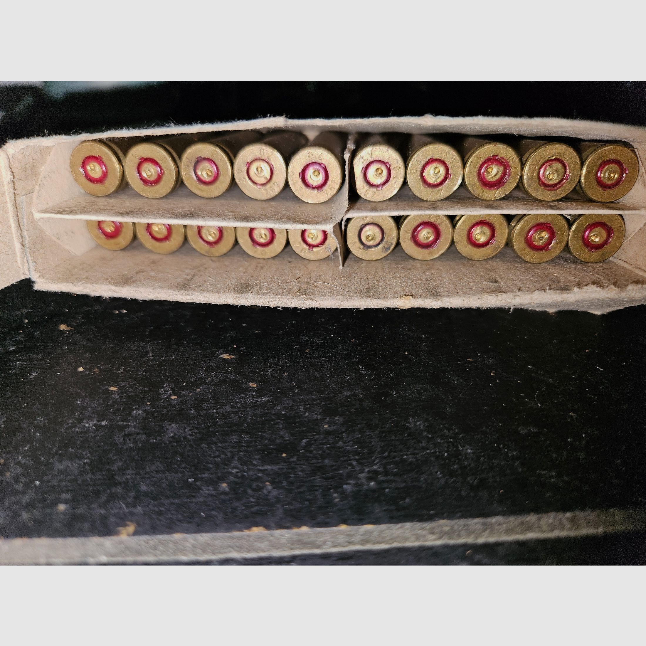 20 pieces ZV Rimless in 7.62 from 1970