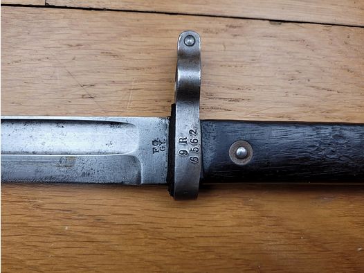 Austrian Bayonet – Model 1888 – Troop – Hungarian Manufacture F.G.G.Y – Regulated – Compliant Scabbard TBE