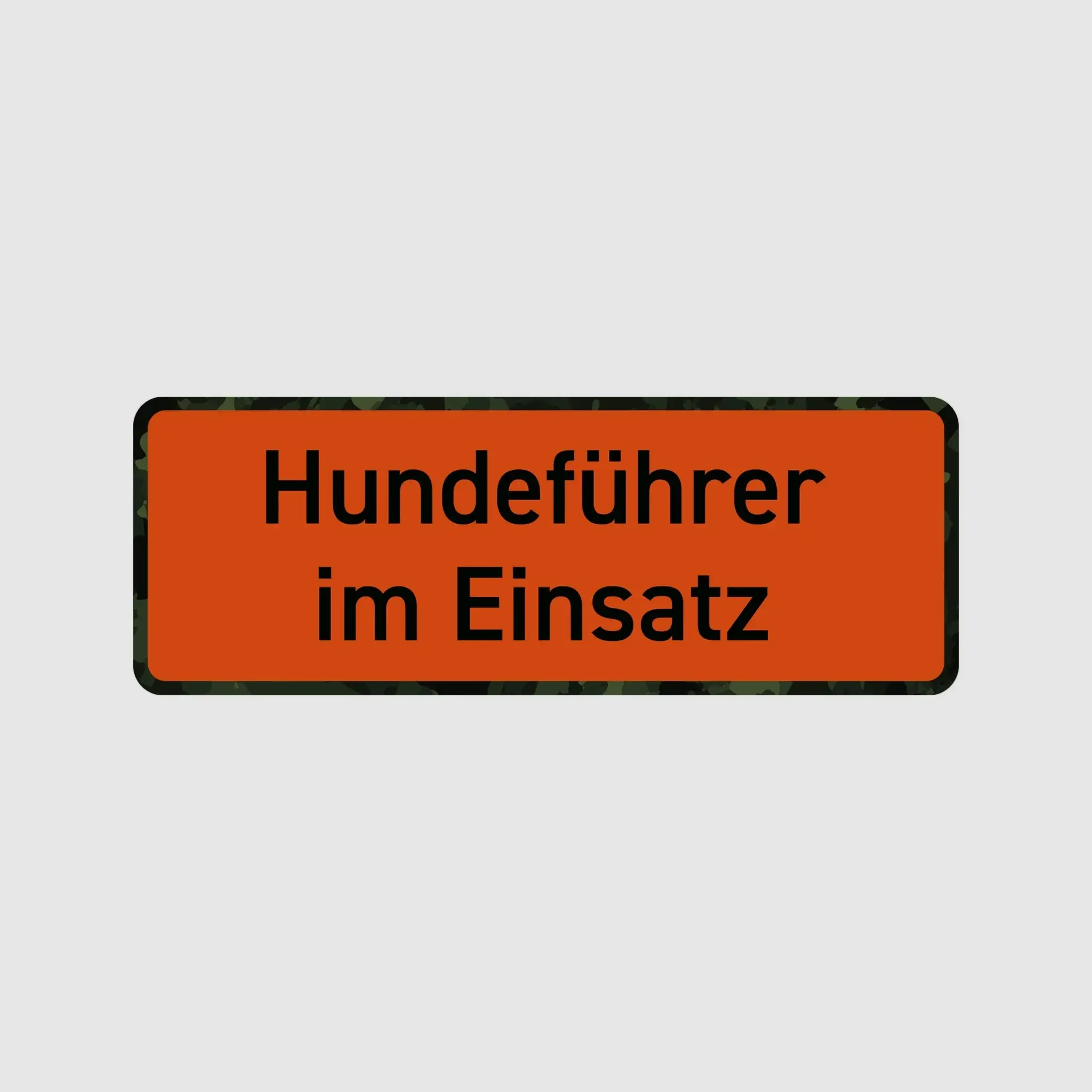 Wilde Hilde Original Magnet Sign "Dog Handler in Action"