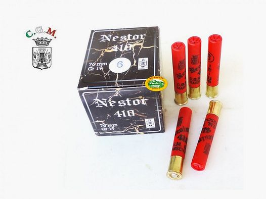 NESTOR Patronen Nestor Kal.410 gr.19 pb.7,5 spezielle Taube