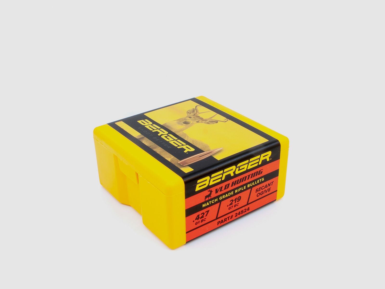 Proiettile Berger 6mm/.243 VLD Hunting 87GR 100 Pezzi