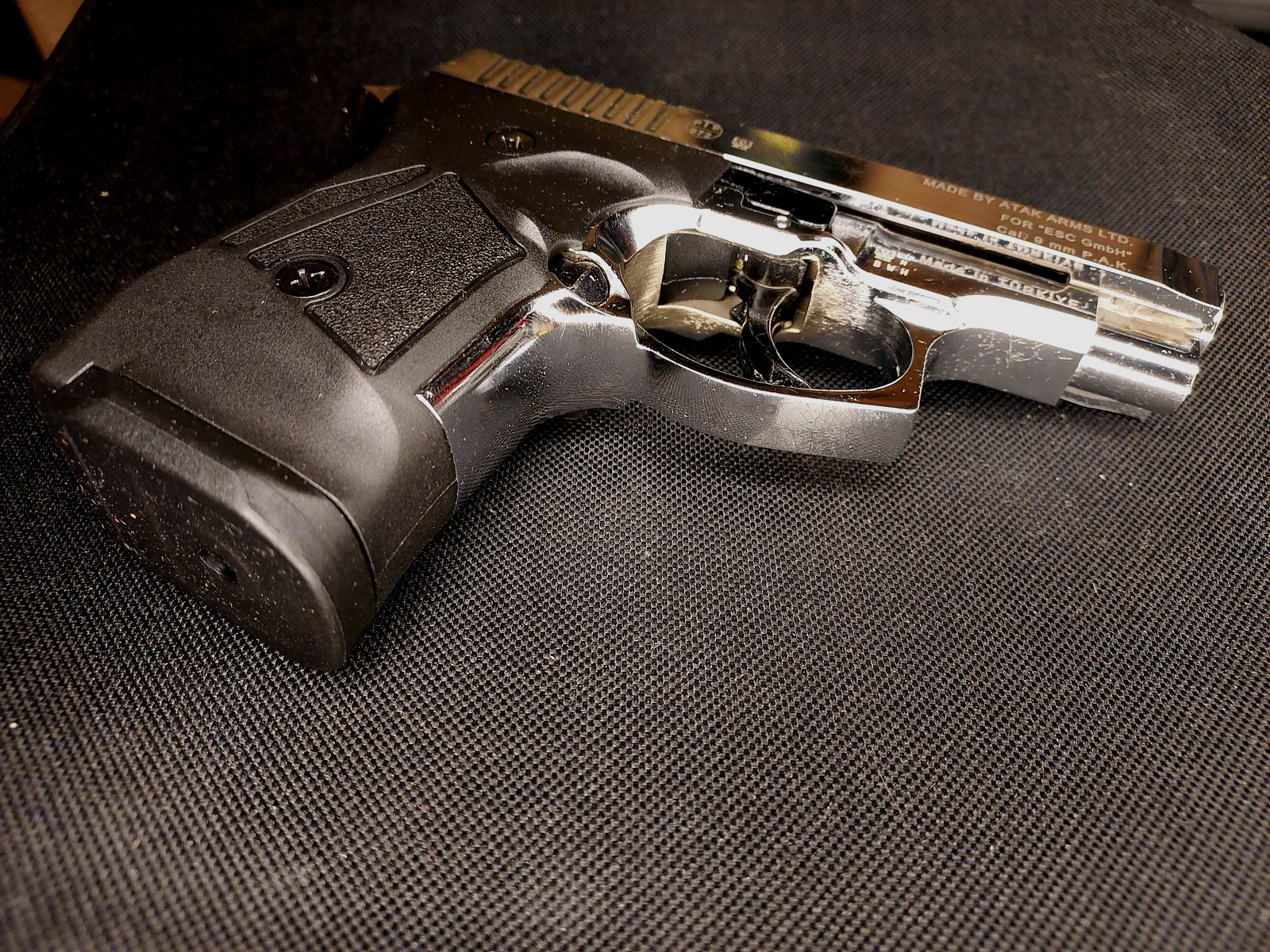 Zoraki 914 Schreckschuss Pistole 9mm P.A.K. Chrom ("alte" PTB 972)