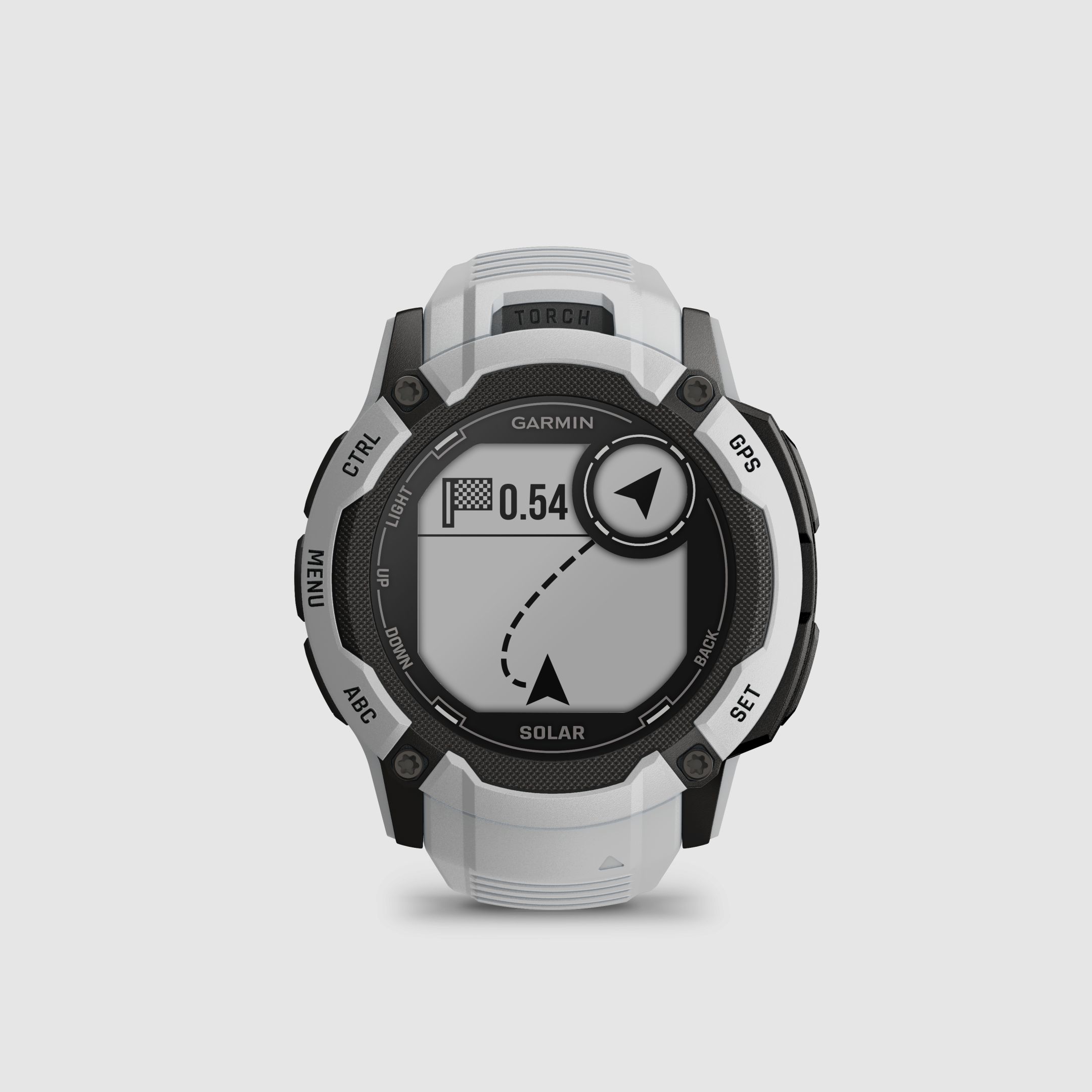 Garmin Instinct® 2X Solar, Blanco Piedra