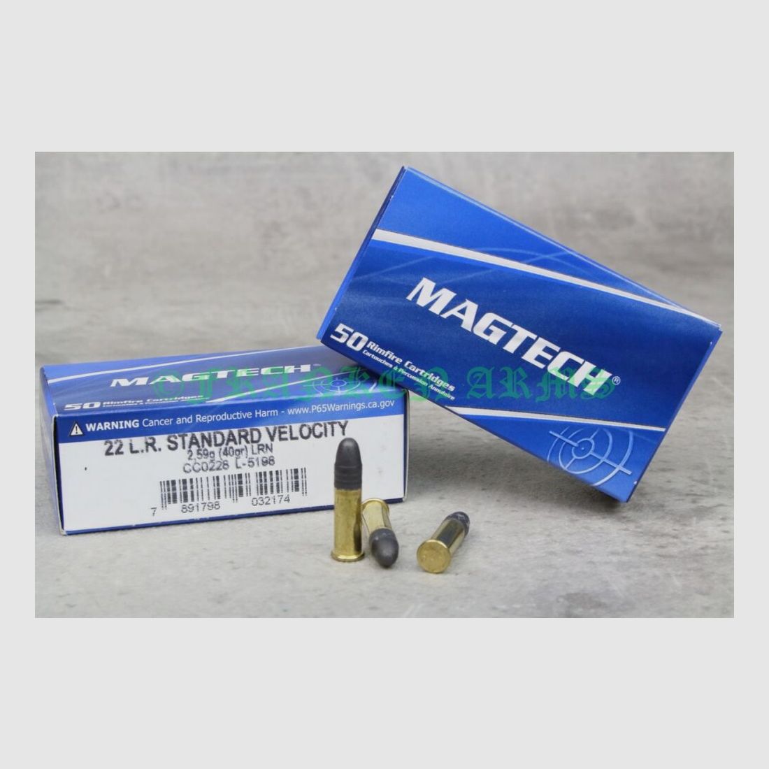 Magtech .22 lr. Estándar 40gr. 2,6g 50 piezas precios por cantidad
