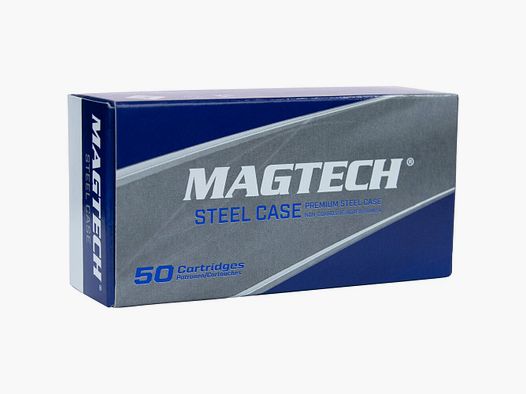 Magtech 9mm Luger Steel full jacket 8.0g/124grs.