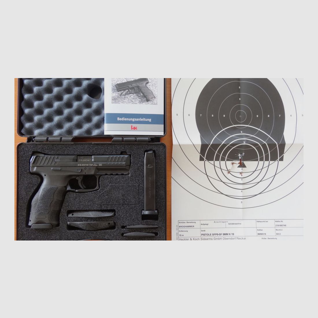 Heckler & Koch SL-Pistole: Heckler & Koch SFP 9 - Cal. 9mm, Bild 1 von 3