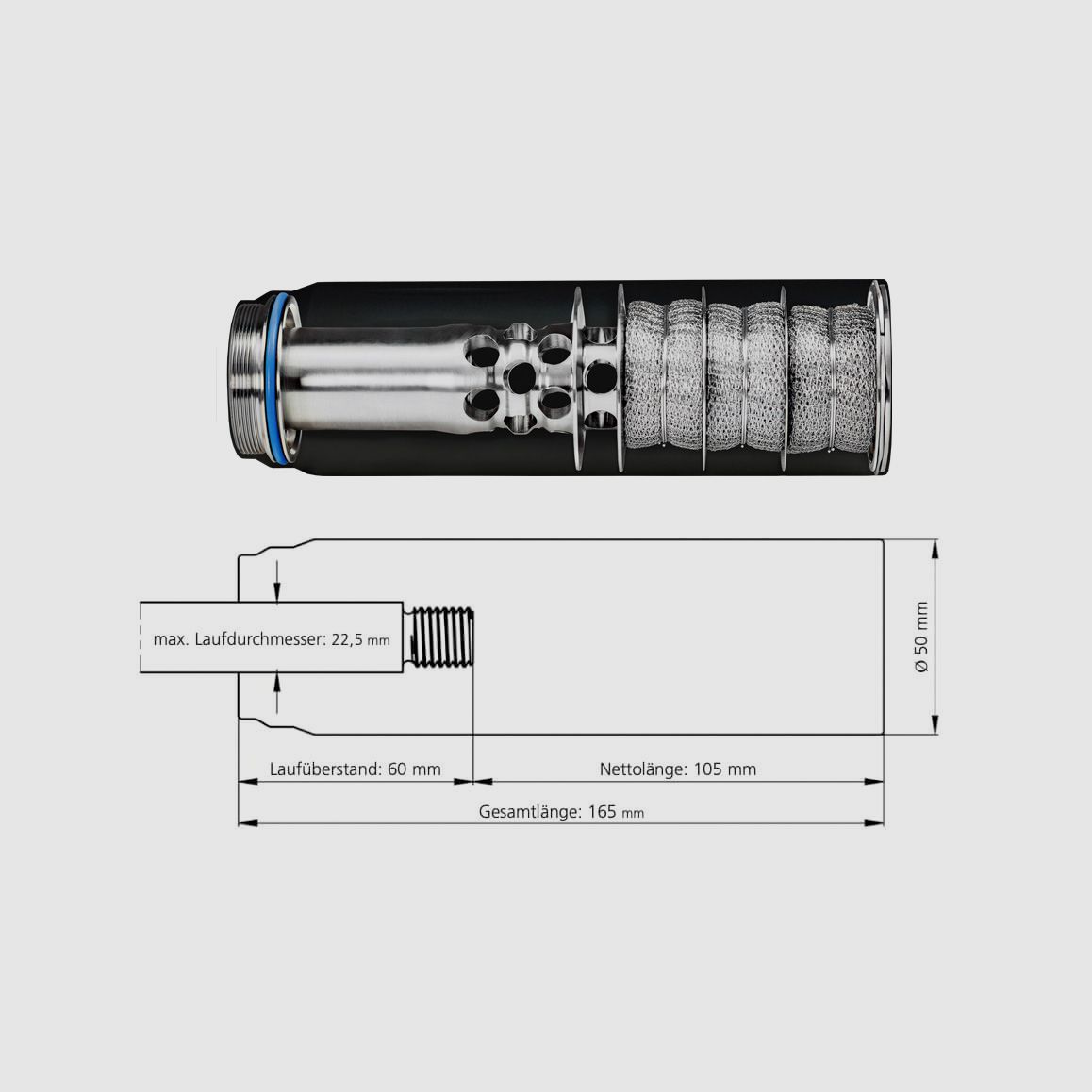 ERA Silencer STI3D – Filetage ERA LOC