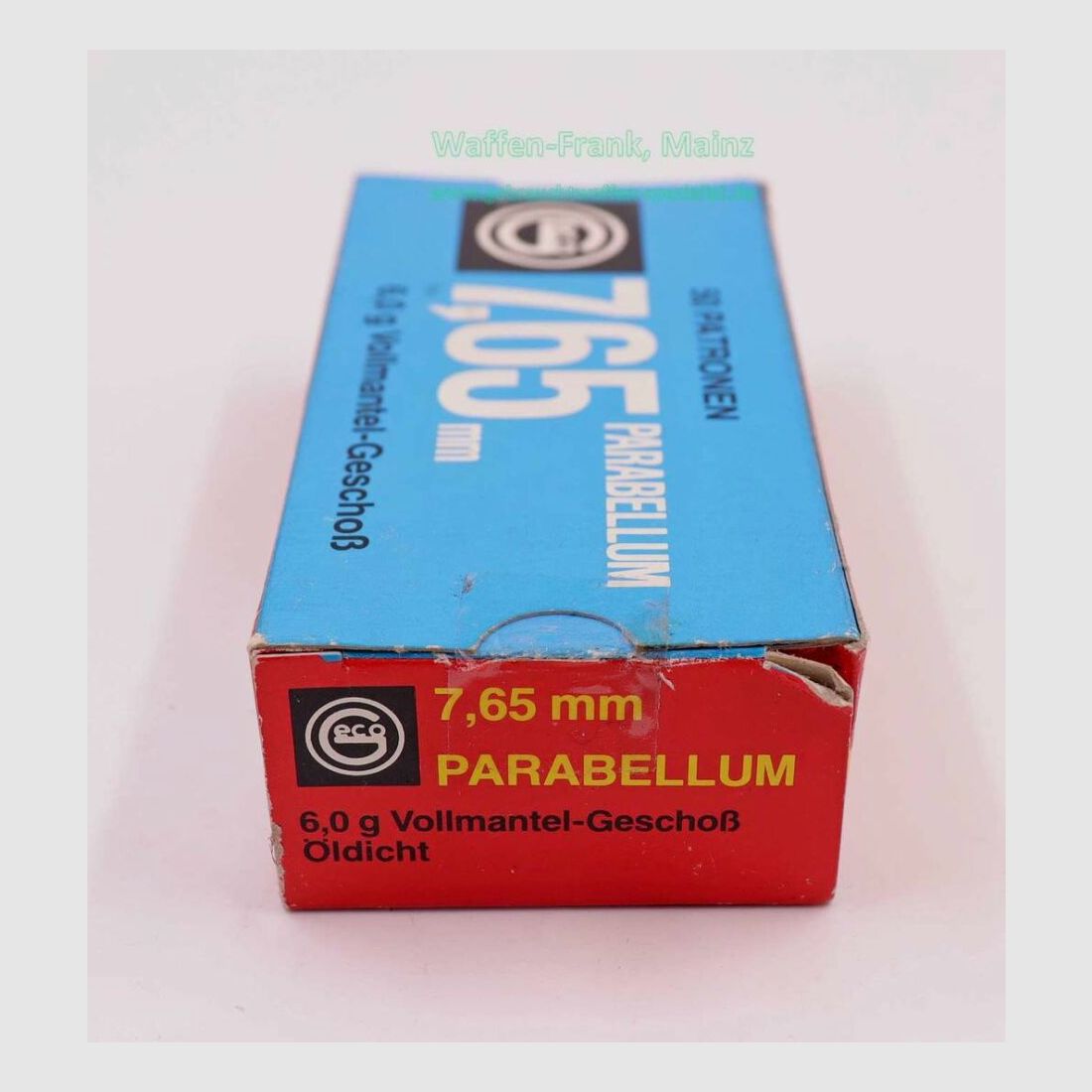 Geco - Fürth Pistol Ammunition 7.65 Luger/Parabellum