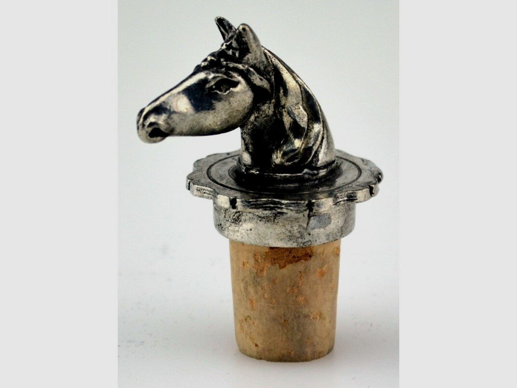 Accesorios Lovergreen motivo cabeza de caballo como tapón de botella de vino