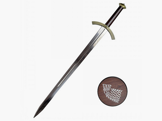 Robb Starks Schwert und Wandhalterung