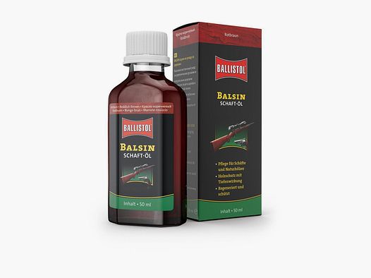 BALLISTOL ÖL FÜR SCHAFTE BALSIN BRAUN RÖTLICH 50ML