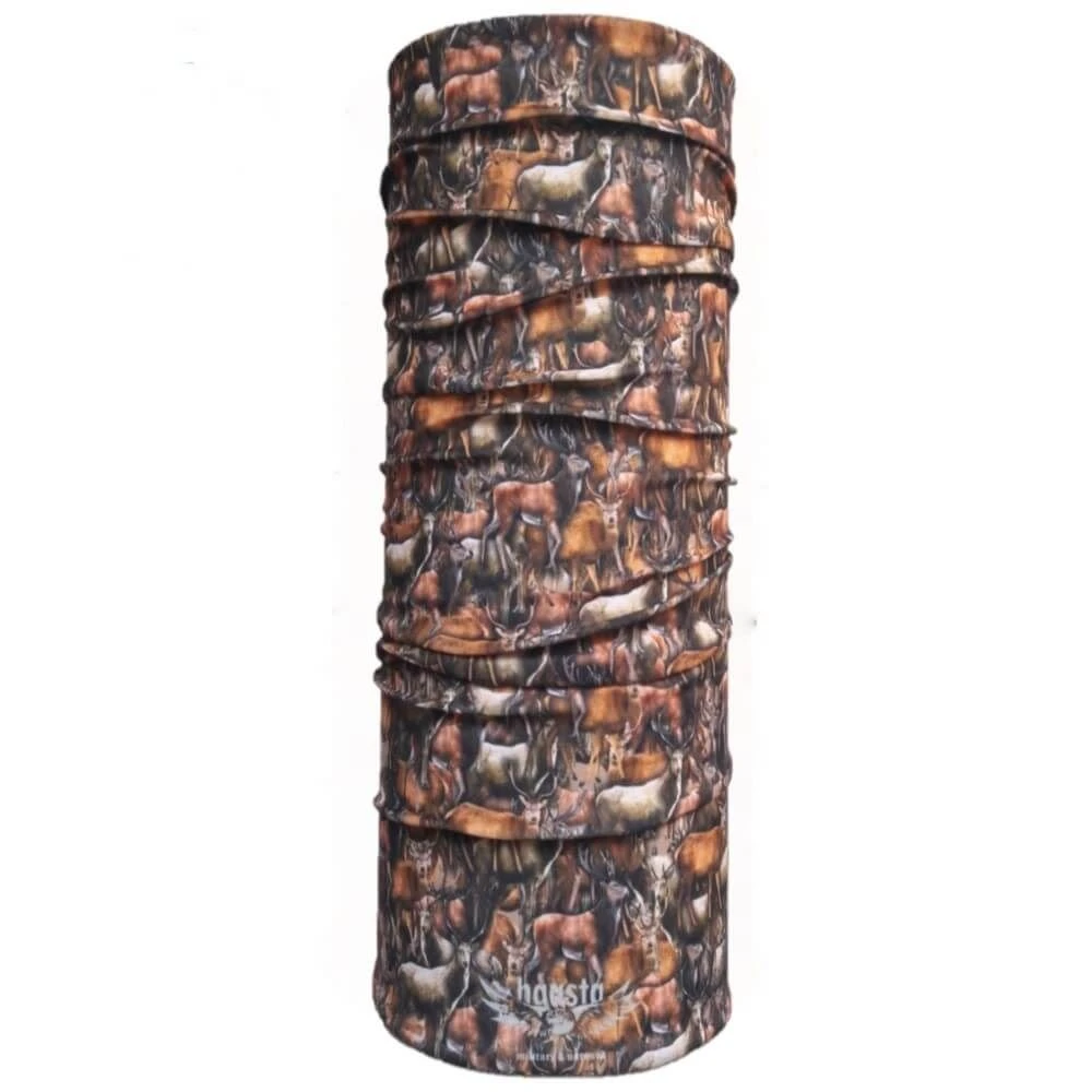 Multifunctional neck gaiter Deer Haasta brown