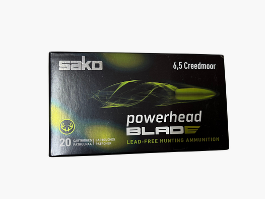 SAKO Powerhead Blade 6.5 Creedmoor 120grs 7,8g SP bleifrei