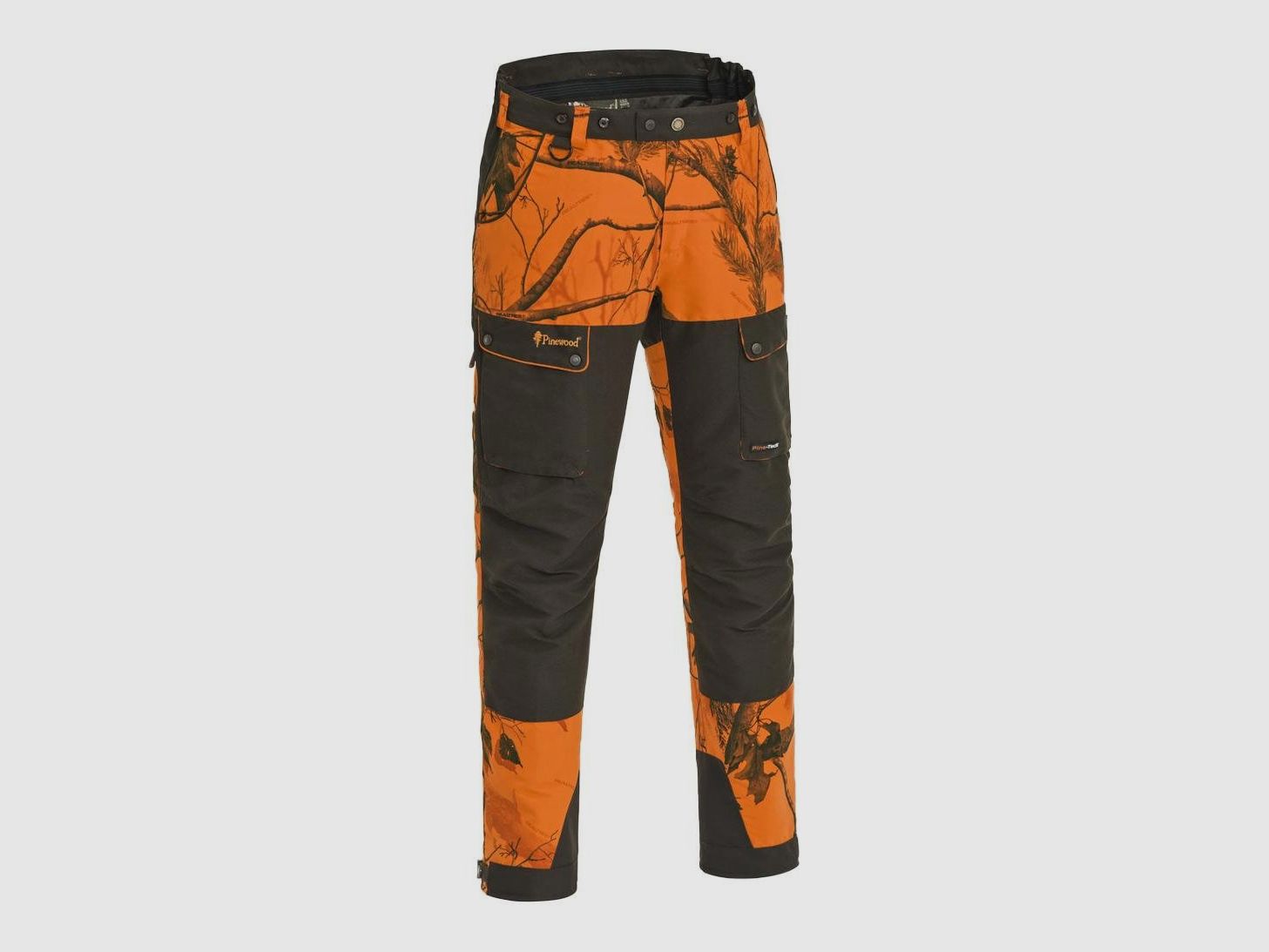 Pinewood Hose Herren Wolf Lite Camou - Camouflage/Orange  54