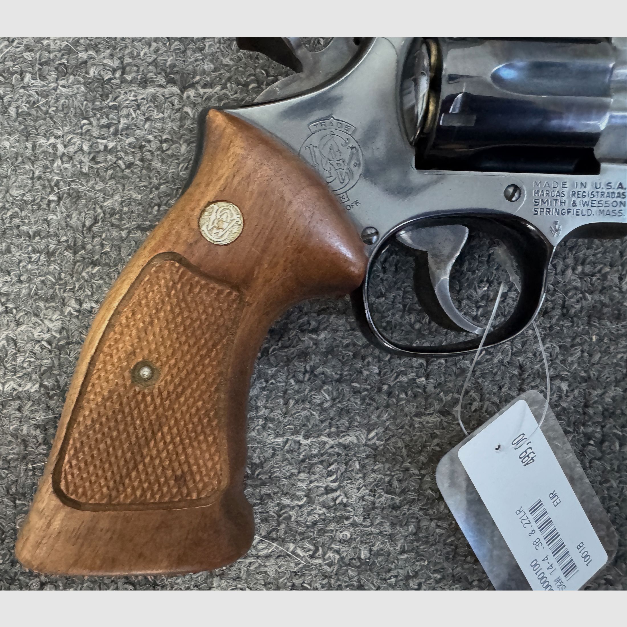 Smith & Wesson Revolver14-4 .38 Special with .22 conversion barrel