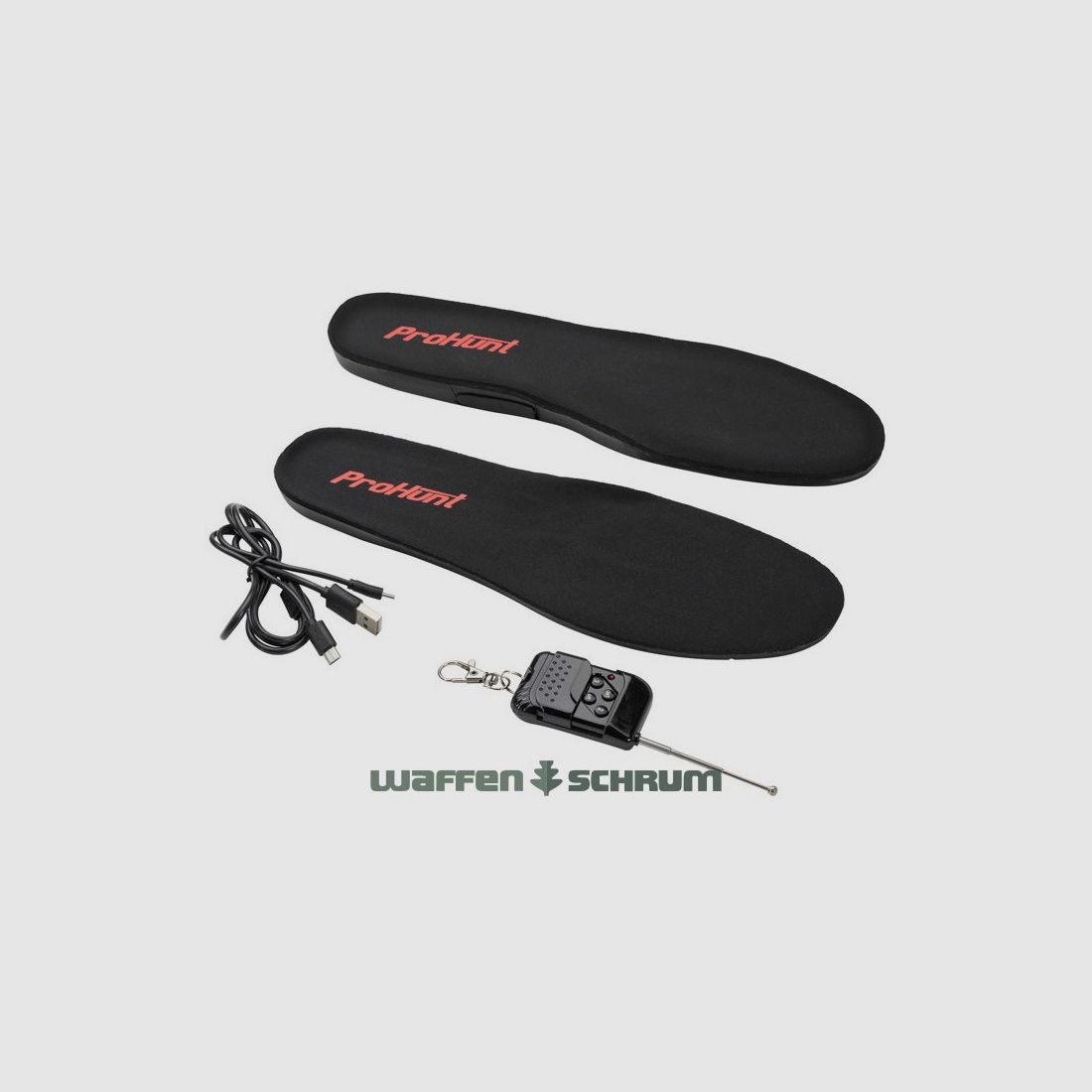 ProHunt Heiz-Einlegesohle Black