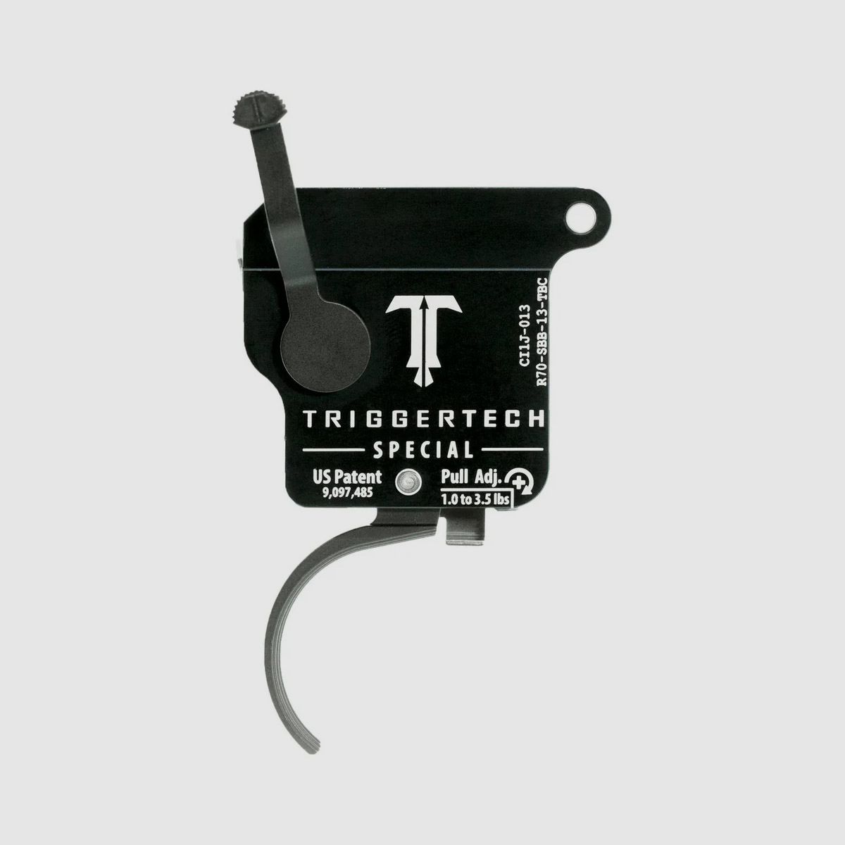 Special w/Safety 1-3.5lbs curved black SST Rem700