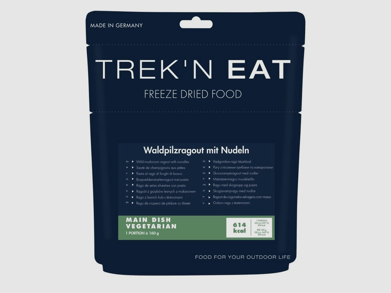 TREK'N EAT Ragout z leśnych grzybów z makaronem 160g Veggie