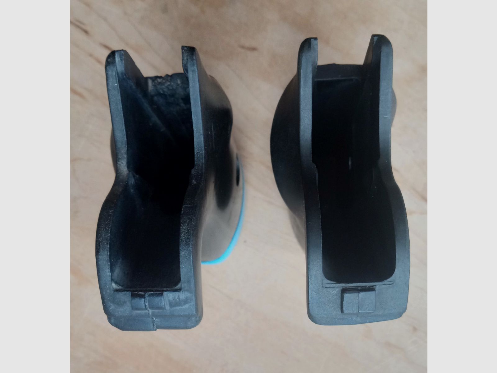 Poignée de pistolet vintage G3A1 originale noire et anthracite / Poignée H&K G3 et clones