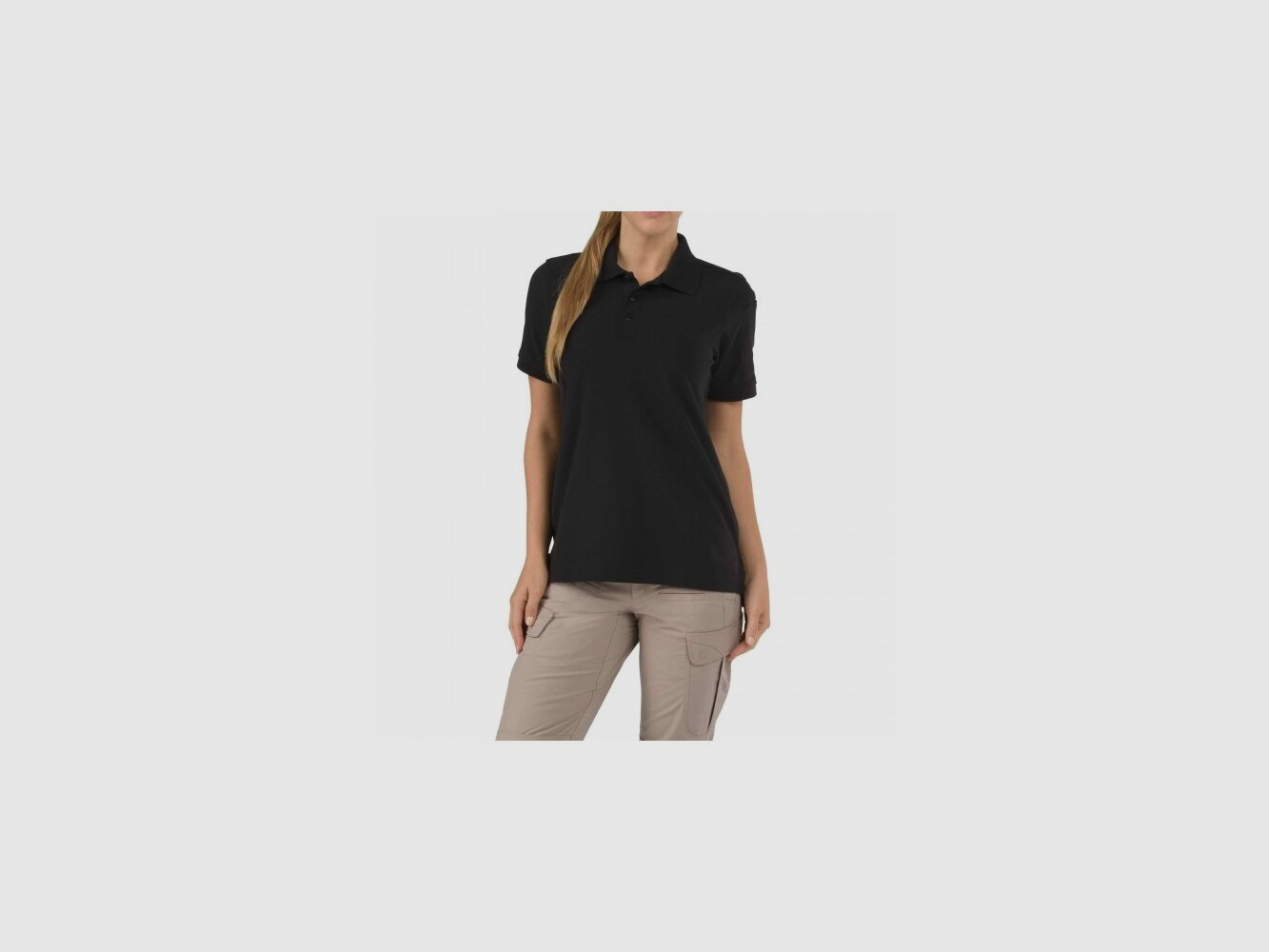 '5.11 Women''s Short Sleeve Utility Polo Schwarz S'