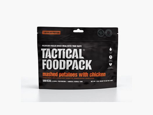 Tactical Foodpack Hauptgericht Kartoffelpüree mit Hähnchen