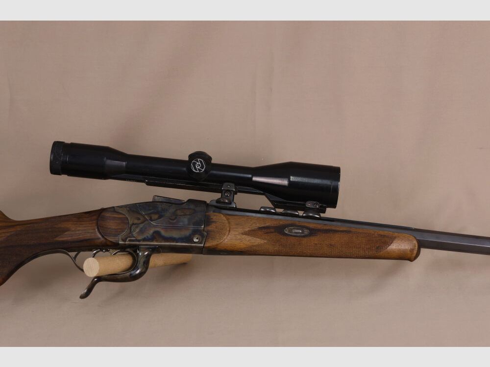 Greifelt & Co. Suhl break-action rifle with color hardening