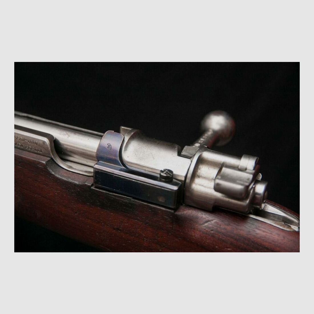 DWM Berlin Mauser 98 1909 Argentino matching numbers, matching number cleaning rod, image 7 of 9