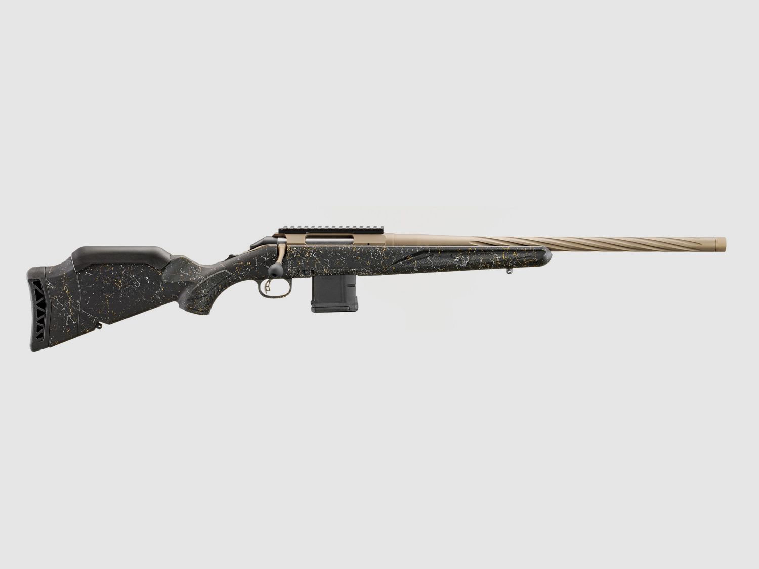 RUGER AMERICAN RIFLE GENERATION II PRAIRIE .223 REM 20"/51CM ZWART 1/2"-28