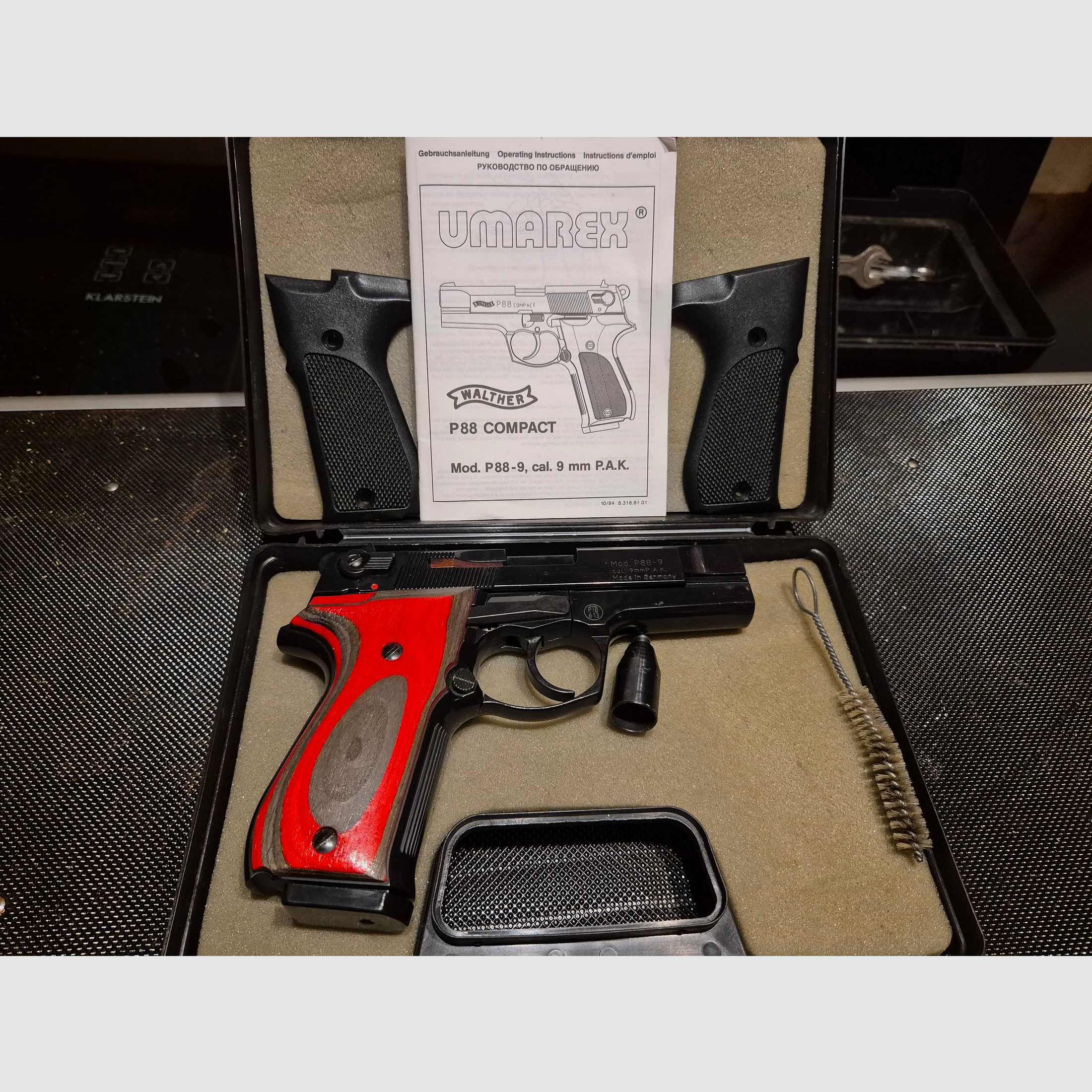 Walther P88-9 kompakt Schreckschuss Sammlerwaffe