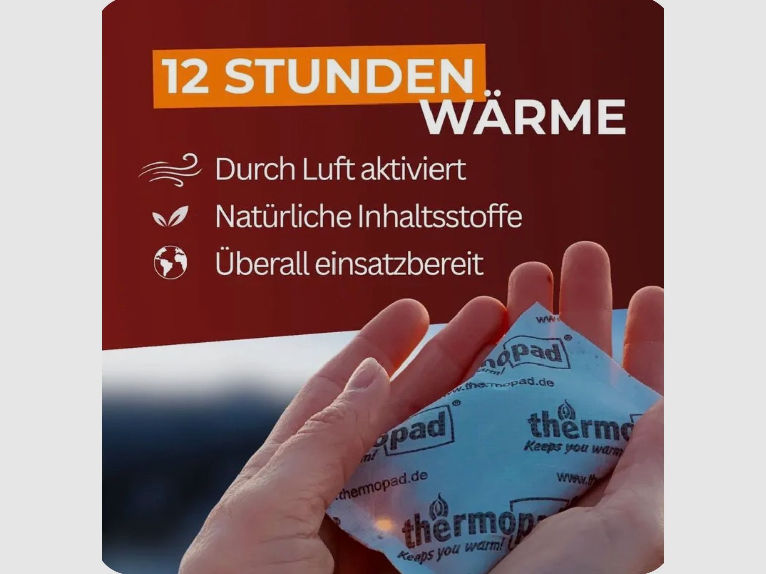 Thermopad scaldamani, 10 bustine da 2 pezzi, immagine 6 di 7