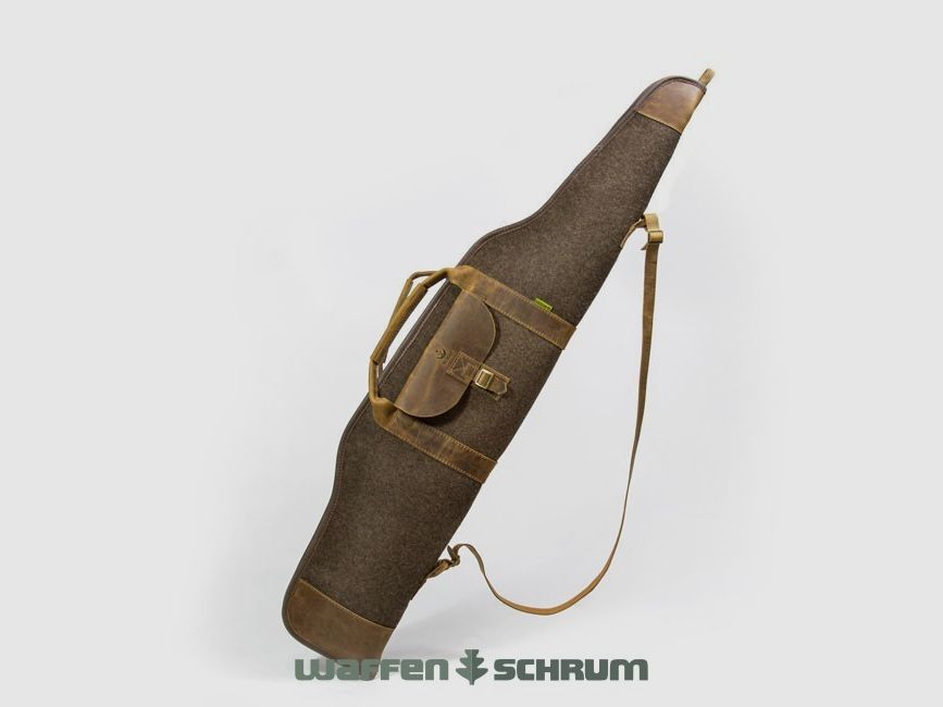 Waldkauz Büchsenfutteral ''Waldläufer'' / Länge 110cm / Braun