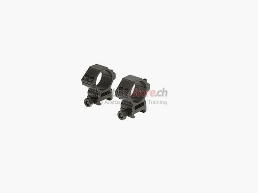 Leapers 30mm Mount Rings Medium Black