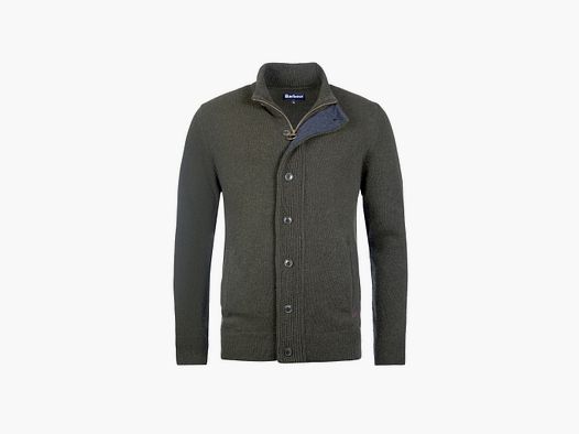 Barbour Patch Zip Weste aus Wolle