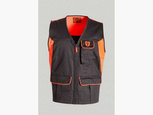 Gilet RS Hunting LV740 en mezcla de algodón naranja