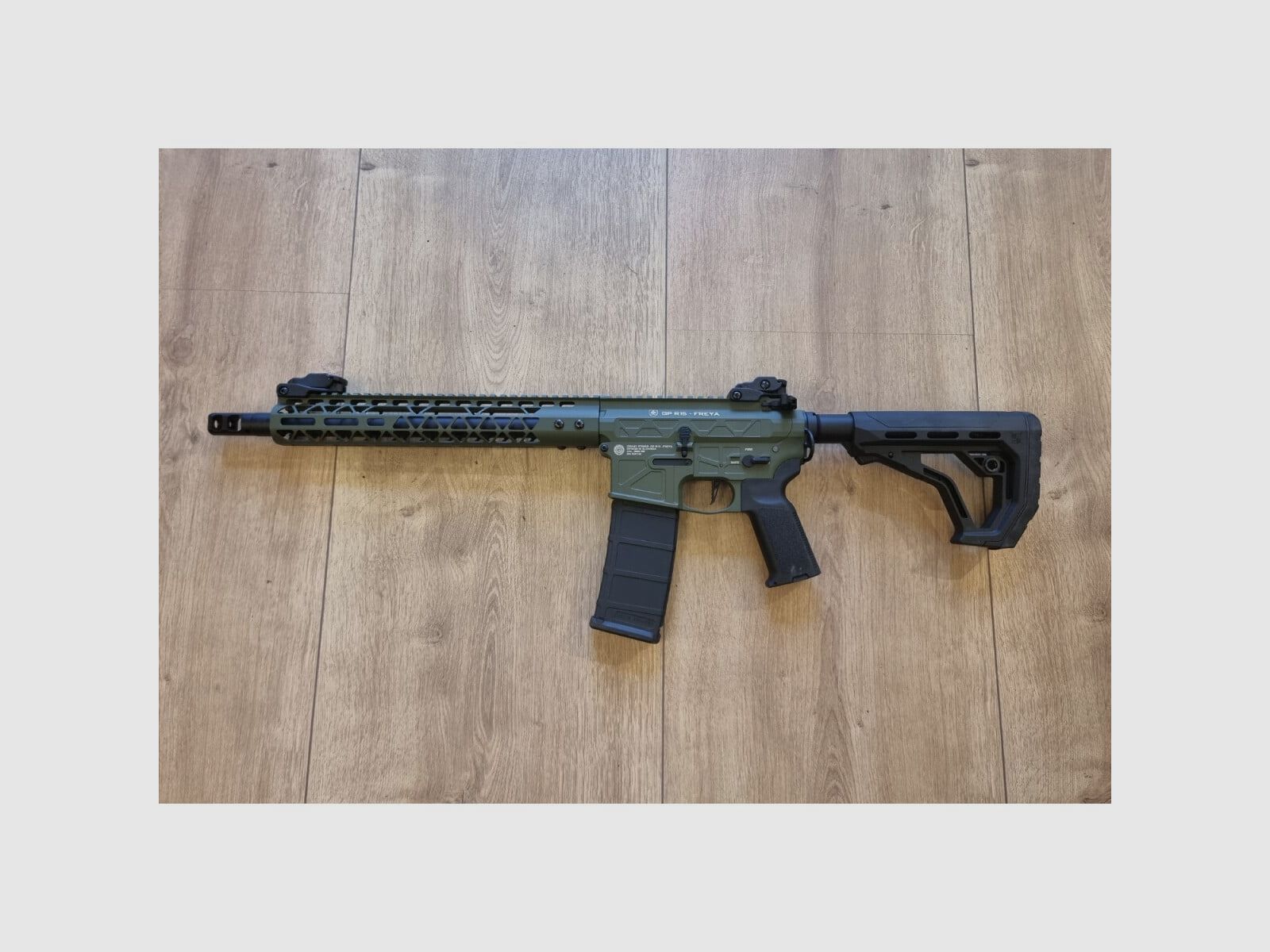 GP R15 FREYA Skeleton 13" gen.2 Mlok FREYA ALPHA Oliv S-AEG Frei ab 18 Jahren | Delta Armory