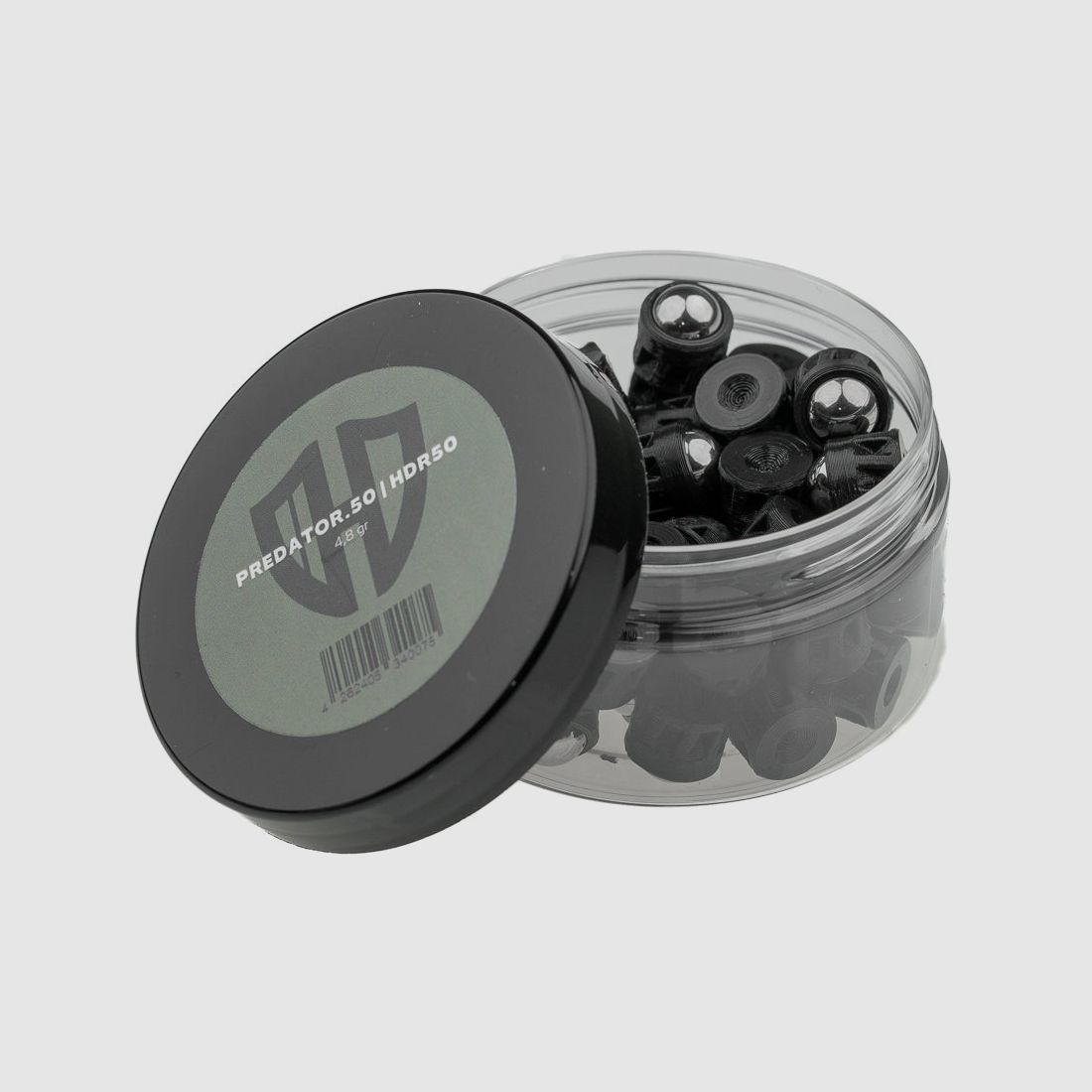 Predator.50 | HDR 50 | BLACK | MAXIMUM POWER | Custom-fit | 12.5 x 4.8g | Cal. 50