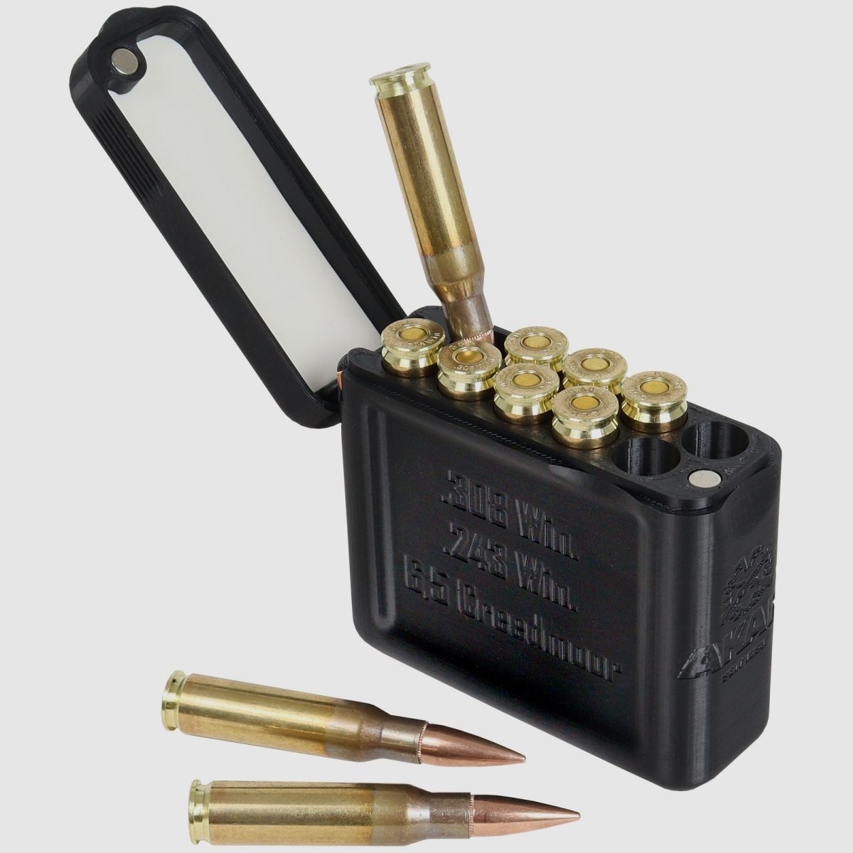 Boîte à cartouches en plastique avec fermeture magnétique .308 Win., image 3 sur 3