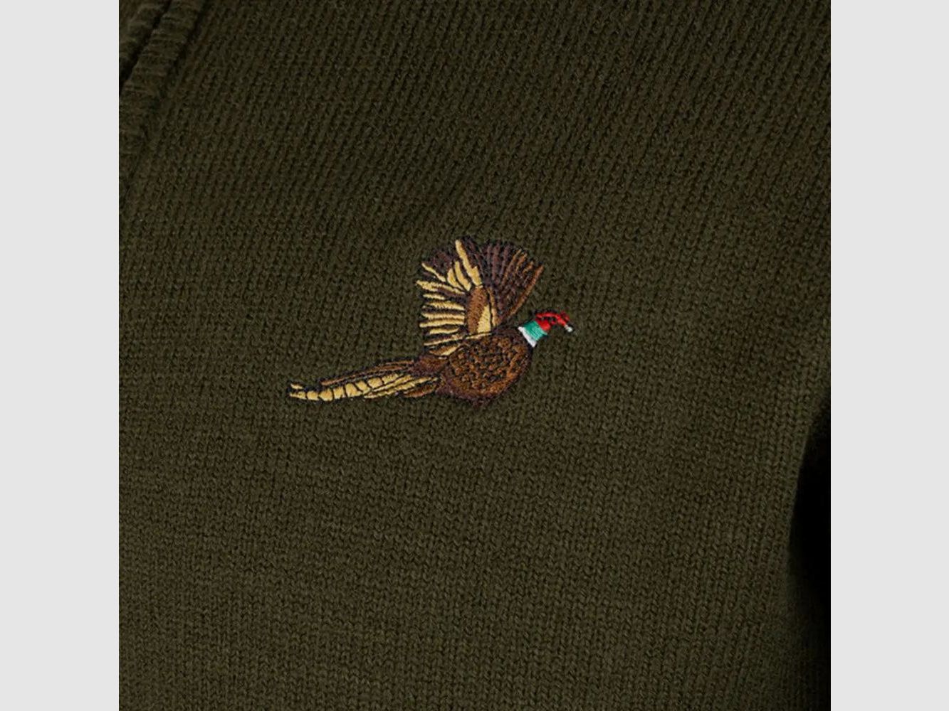 Pull-over Jack Pyke Zip Fasan - Merinowolle - Atmungsaktive Wärme - Optimaler Komfort beim Jagen, Bild 5 von 5