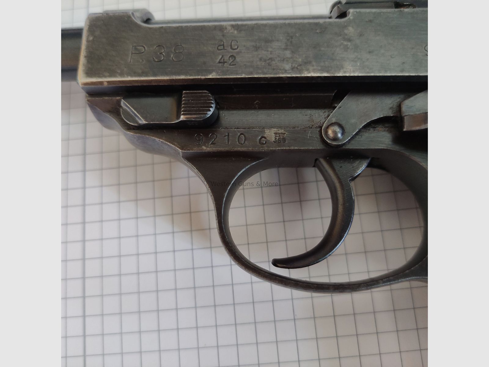 Carl Walther Zella Mellis P.38 ac42 (1942) Nummerngleich