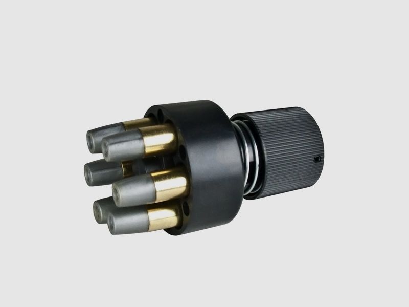 Speedloader inkl. 6 PatronenhĂĽlsen fĂĽr Webley MkVI Service Revolver, Kal. 4,5 mm BB
